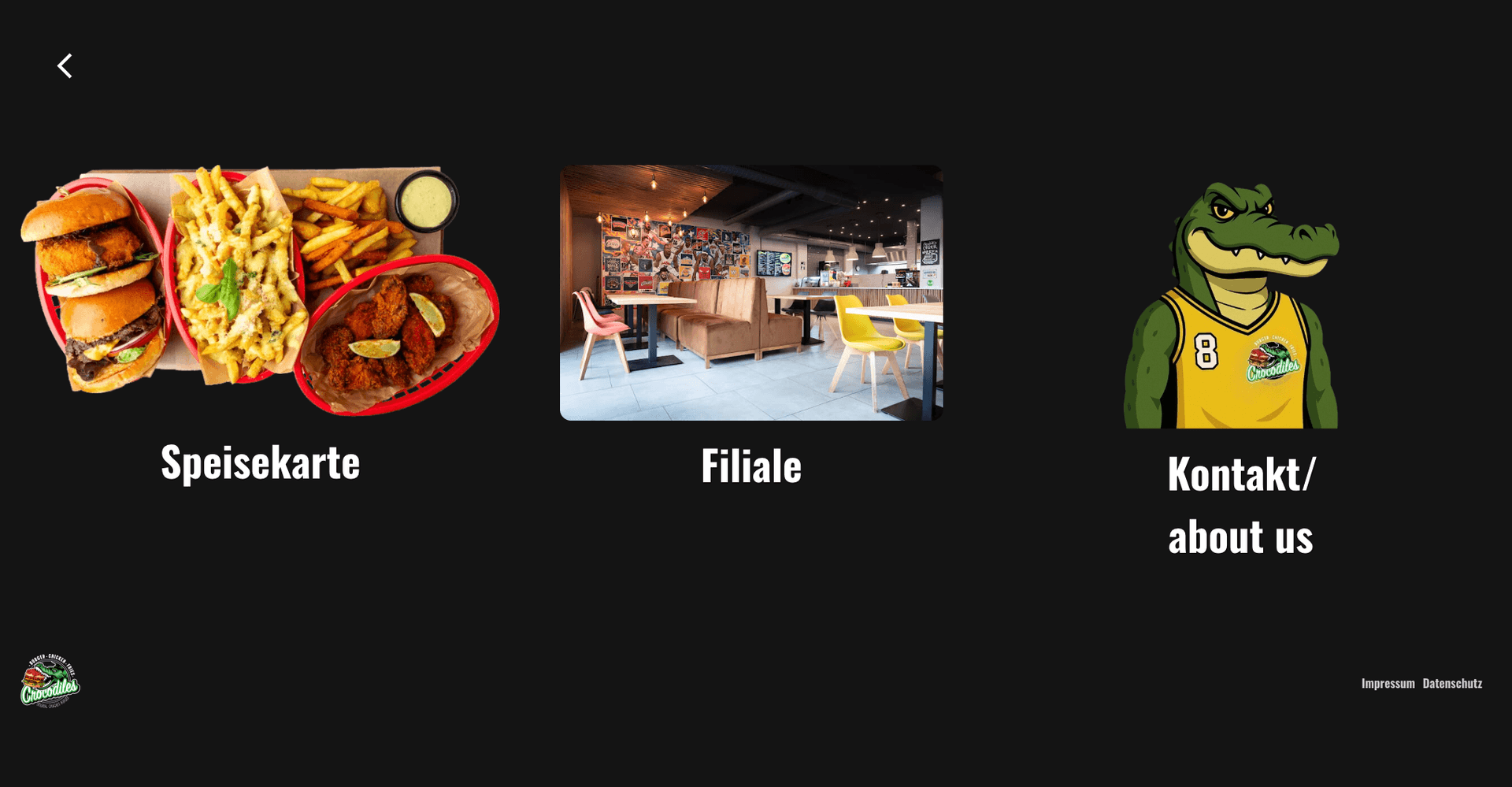 Bild von Crocodiles Website